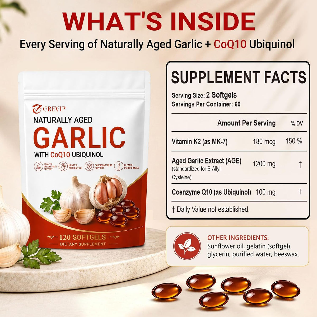 Resilia® Aged Odorless Garlic