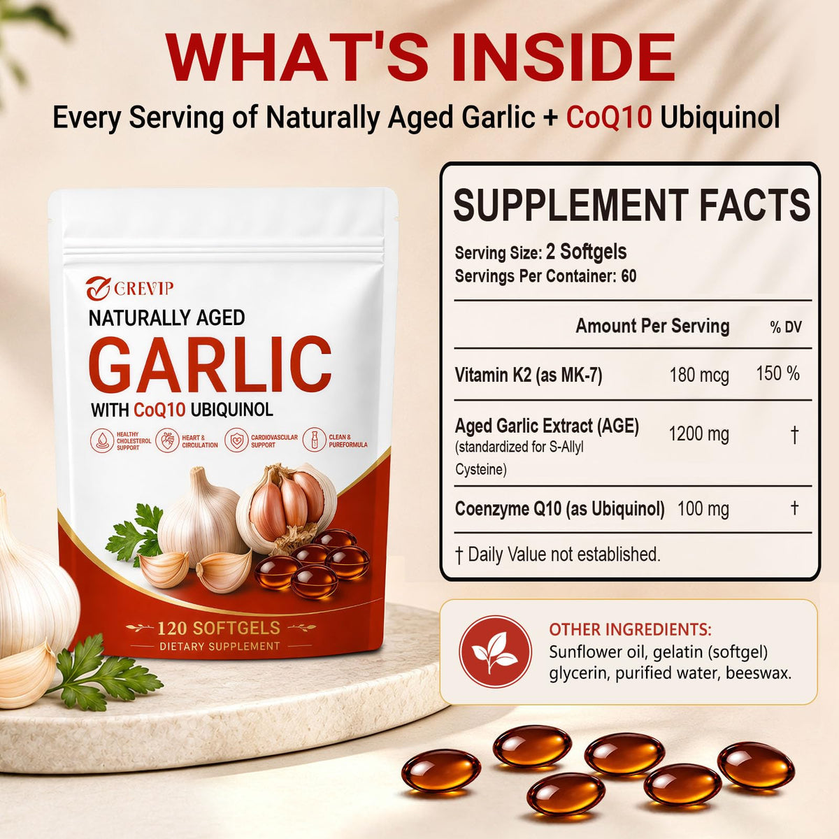 Resilia® Aged Odorless Garlic